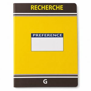 Cahier de Recherche G